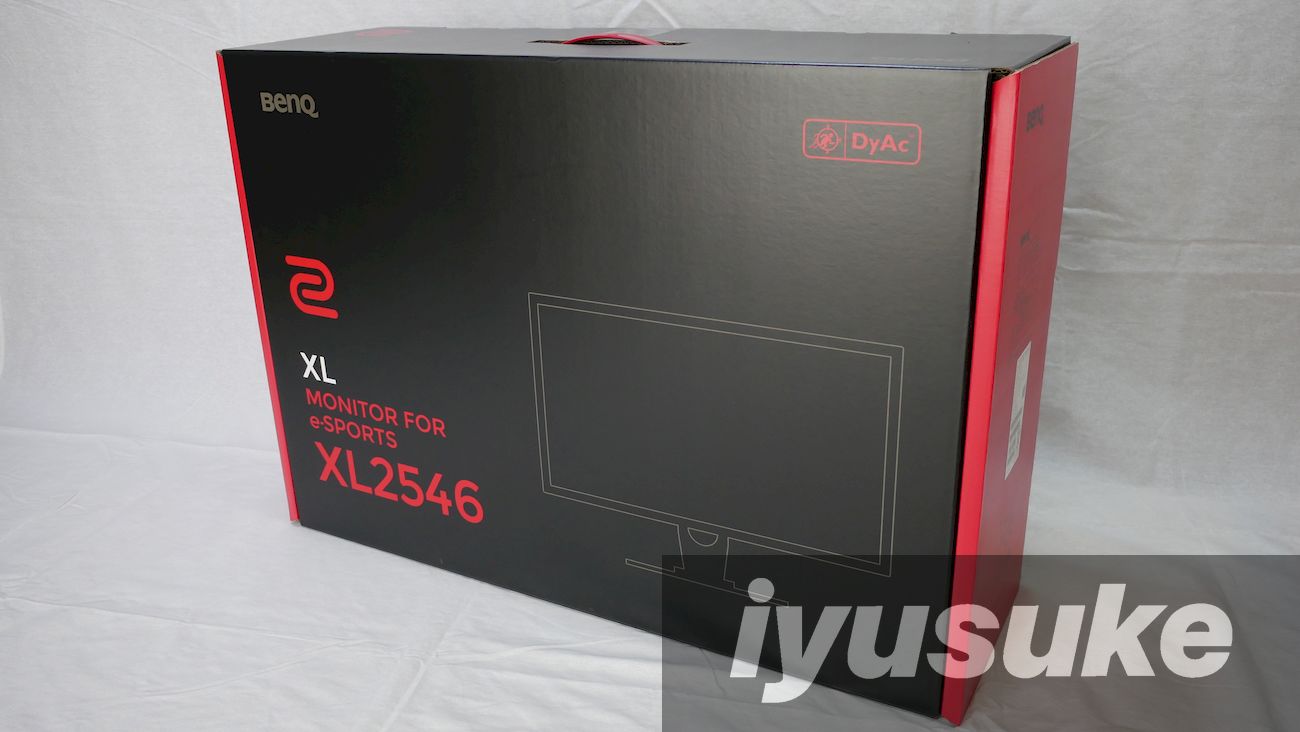PC/タブレット ディスプレイ 240Hzゲーミングモニター「BenQ ZOWIE XL2546」をレビュー | iyusuke 