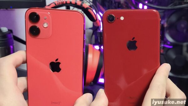 iPhone 12 mini iPhone 8 (PRODUCT)RED 比較