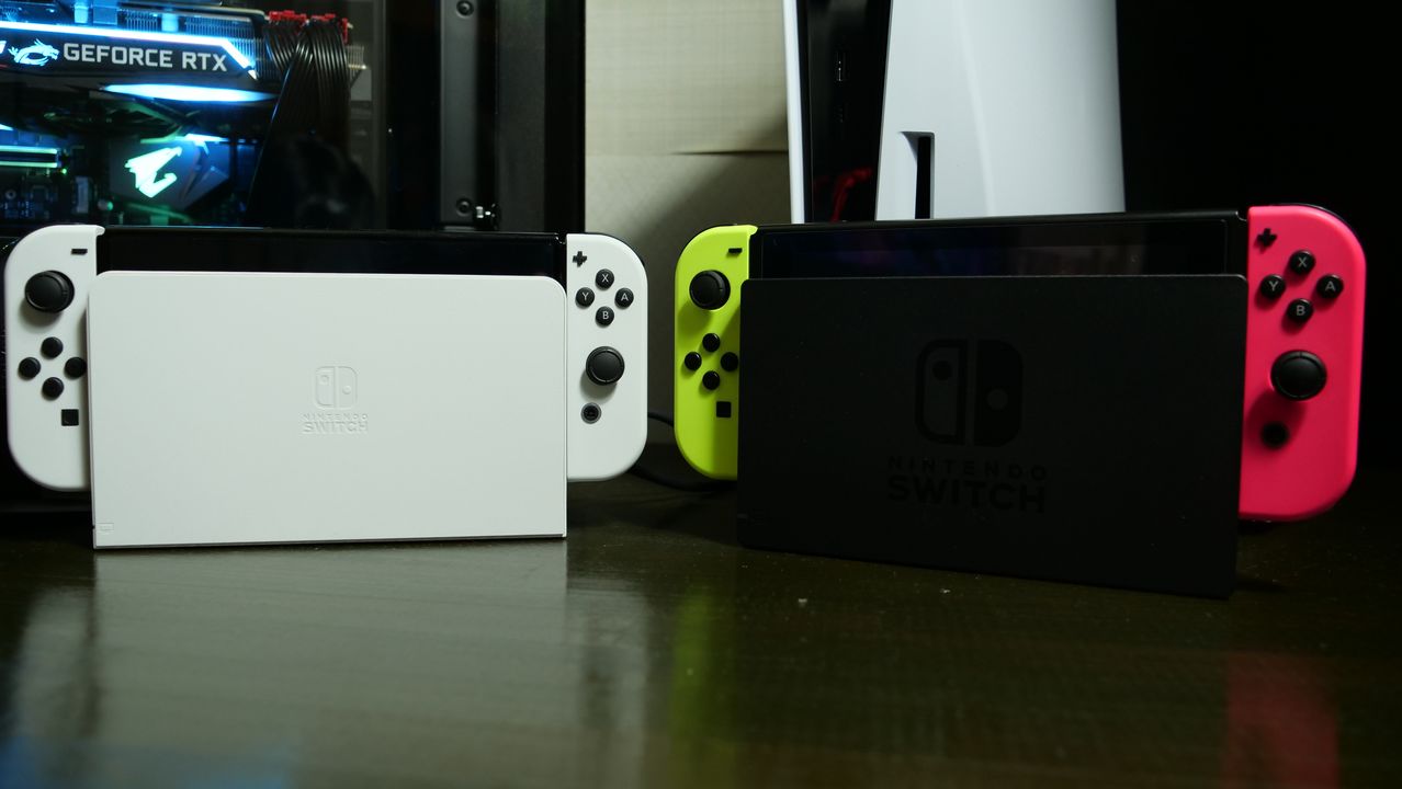 任天堂スイッチ 任天堂スイッチ(有機ELモデル)　比較　レビュー