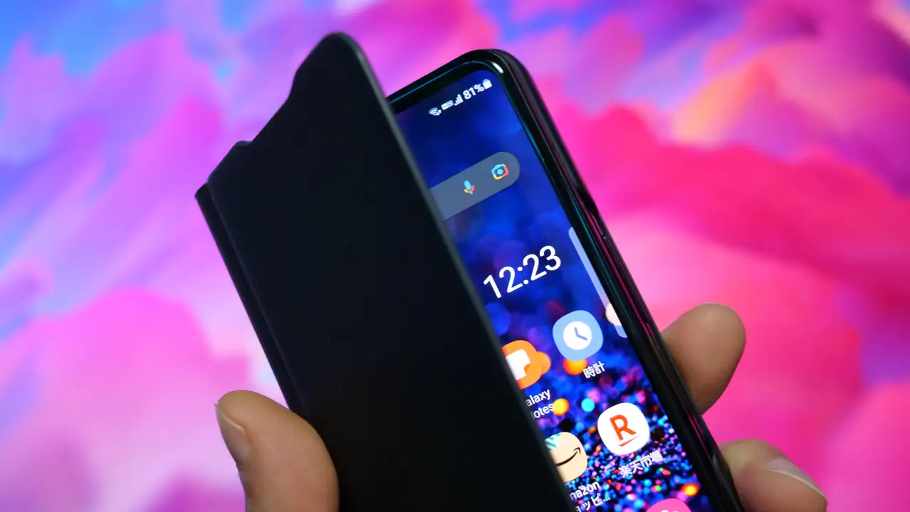 スマホアクセサリー その他 Galaxy Z Fold3 5G用の純正ケースカバー「Flip Cover with Pen」を 