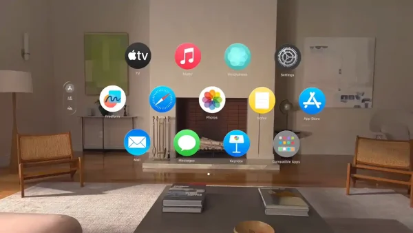 Apple VIsion Pro VIsionOSのUI