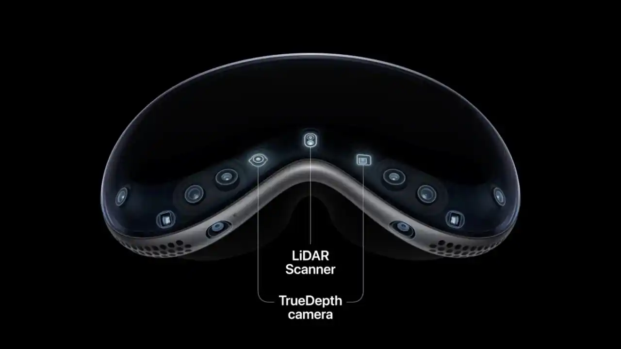 Apple VIsion Pro 搭載するカメラとセンサー