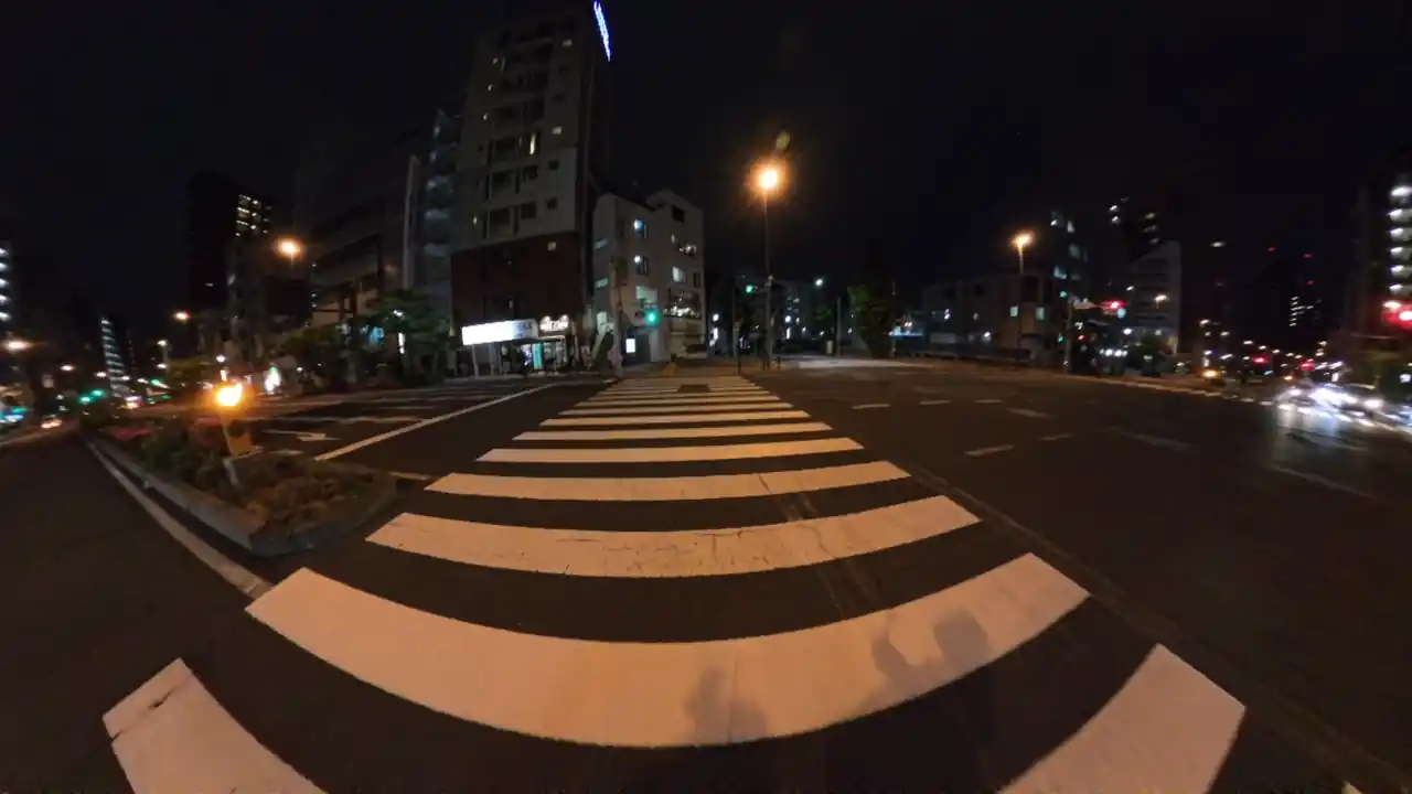 Insta360 X4 低照度撮影 夜