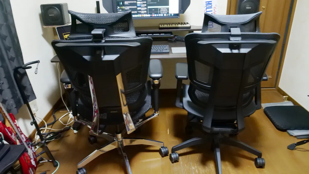 ラシカルチェアとグロウスピカプロの比較 デザイン