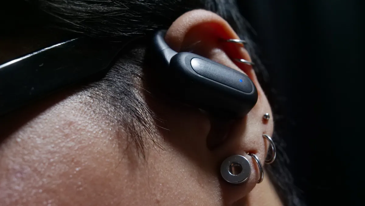TRUEFREE EarFit DS1 装着感 耳に装着した状態